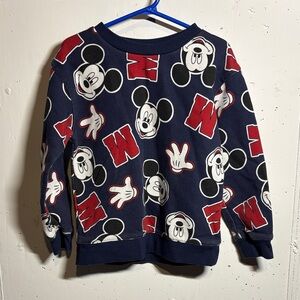 Disney Kids Navy and Red Mickey Mouse Sweater